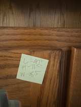 Oak Display Cabinet - Image 3