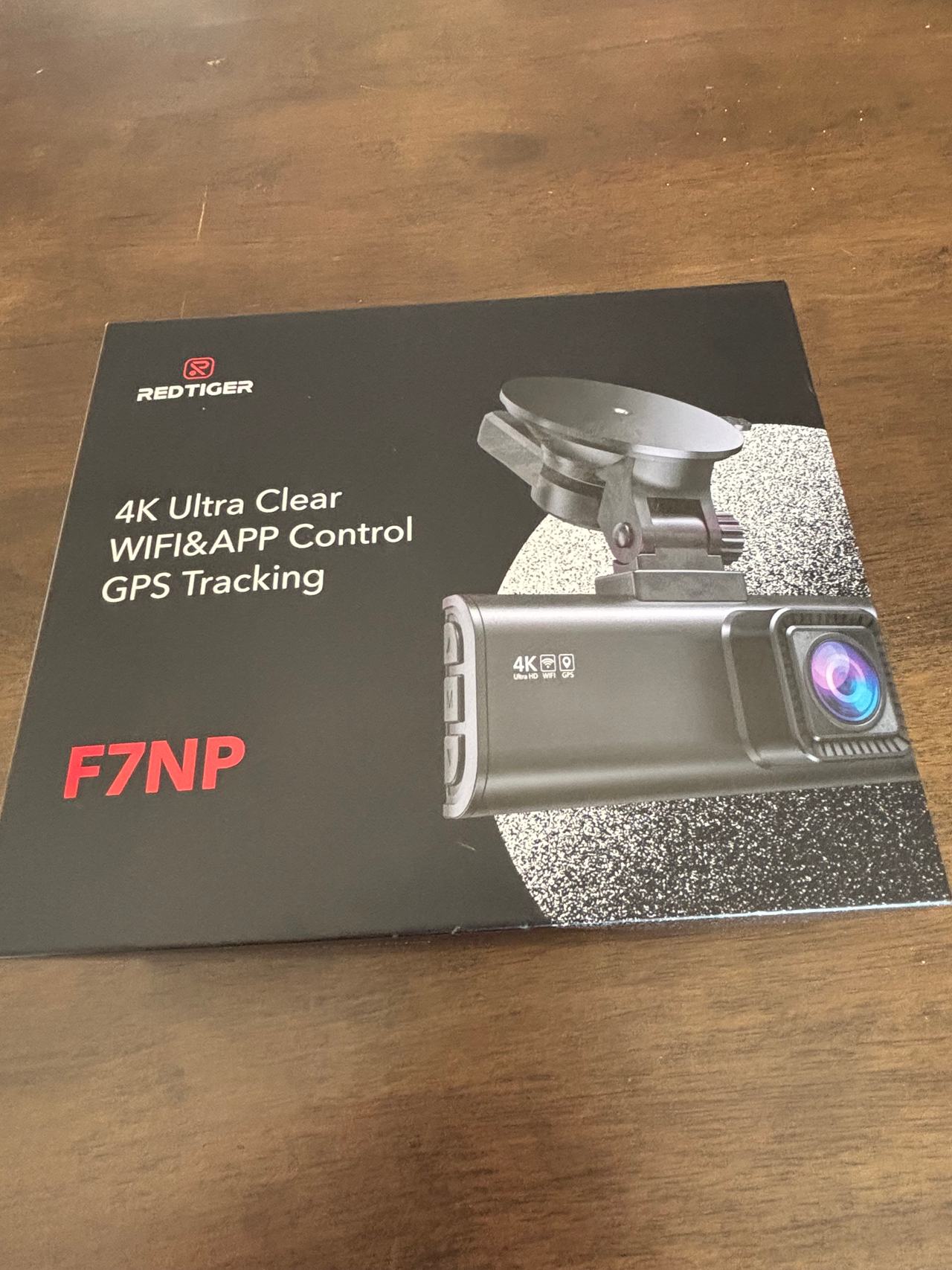 REDTIGER F7NP 4K Dual Dash Cam with WiFi & GPS
