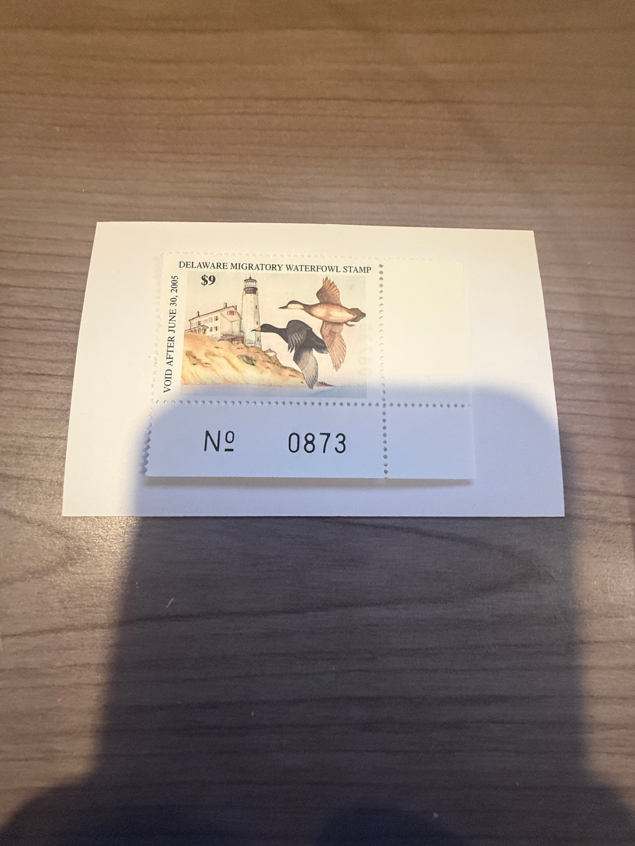2004-2005 Delaware Migratory Waterfowl Stamp $9