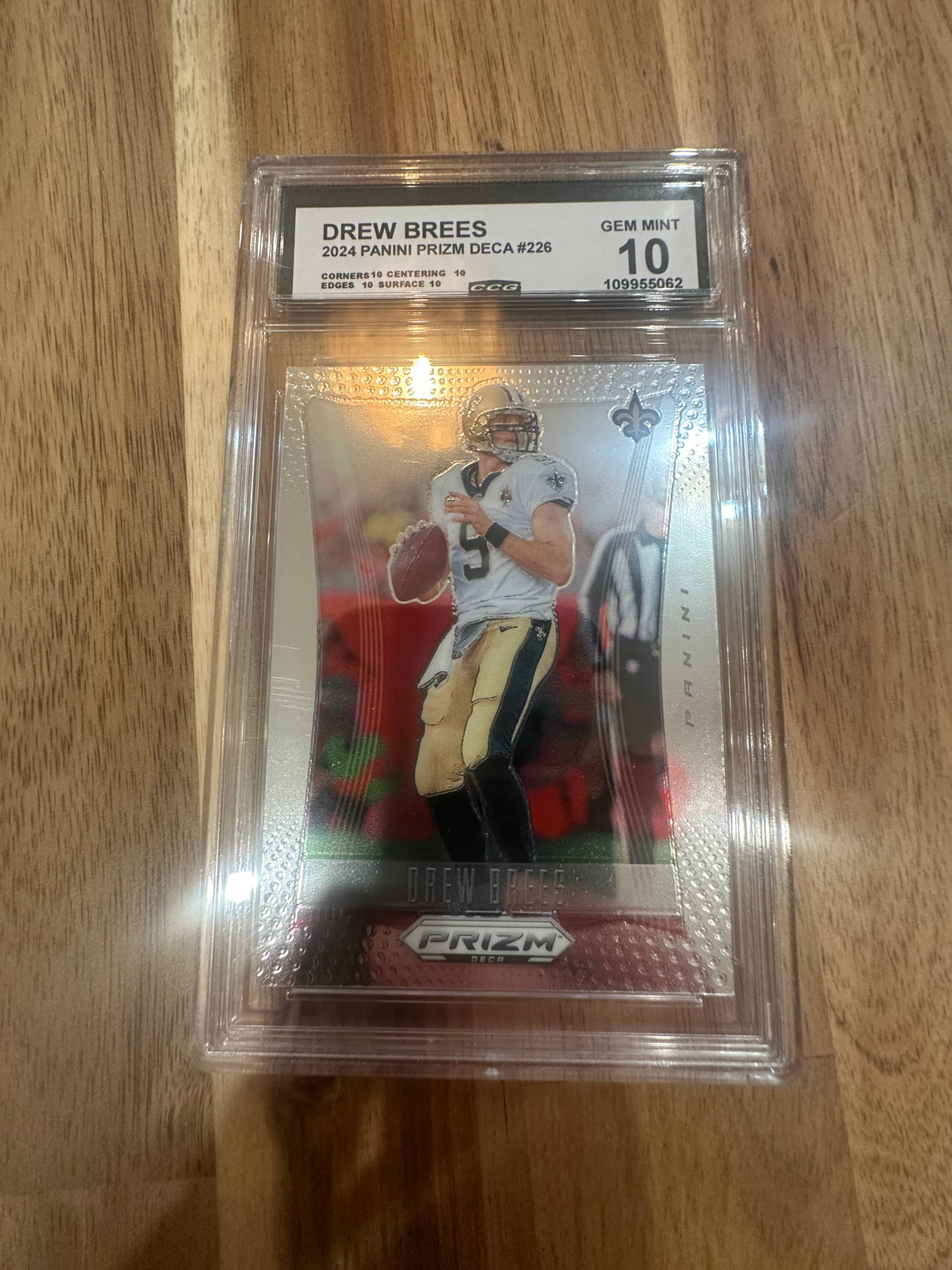 2024 Panini Prizm Deca Drew Brees #226 CCG 10