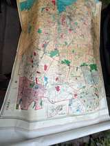 Vintage Hearne Brothers New Haven CT Trading Area Wall Map 50x68 Laminated - Image 4