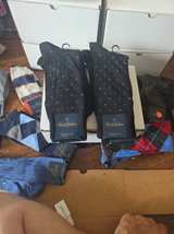 6pc Brooks Brothers Men's Dotted Dress Socks - Image 2