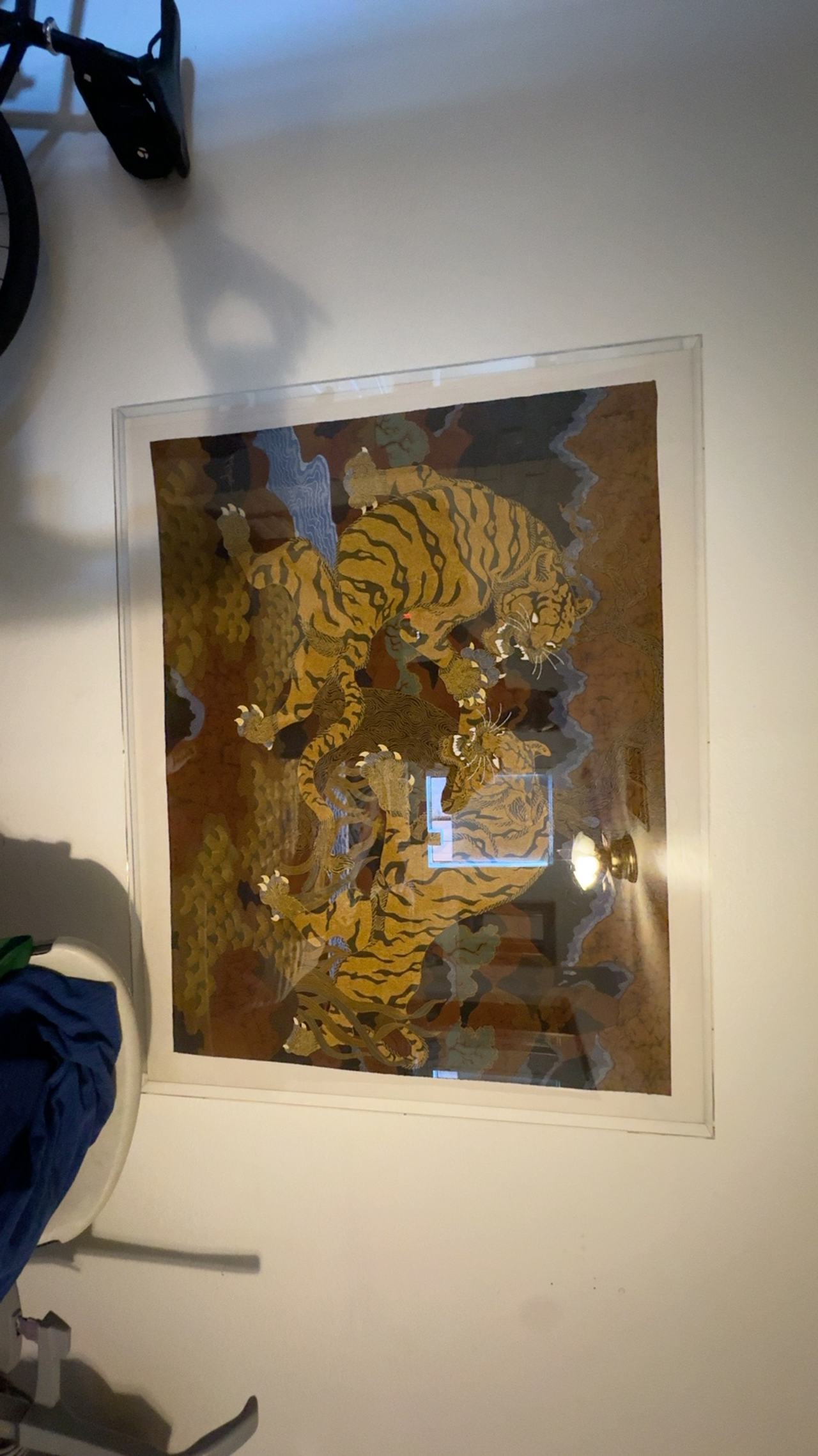 Tiger Marquetry Wall Art