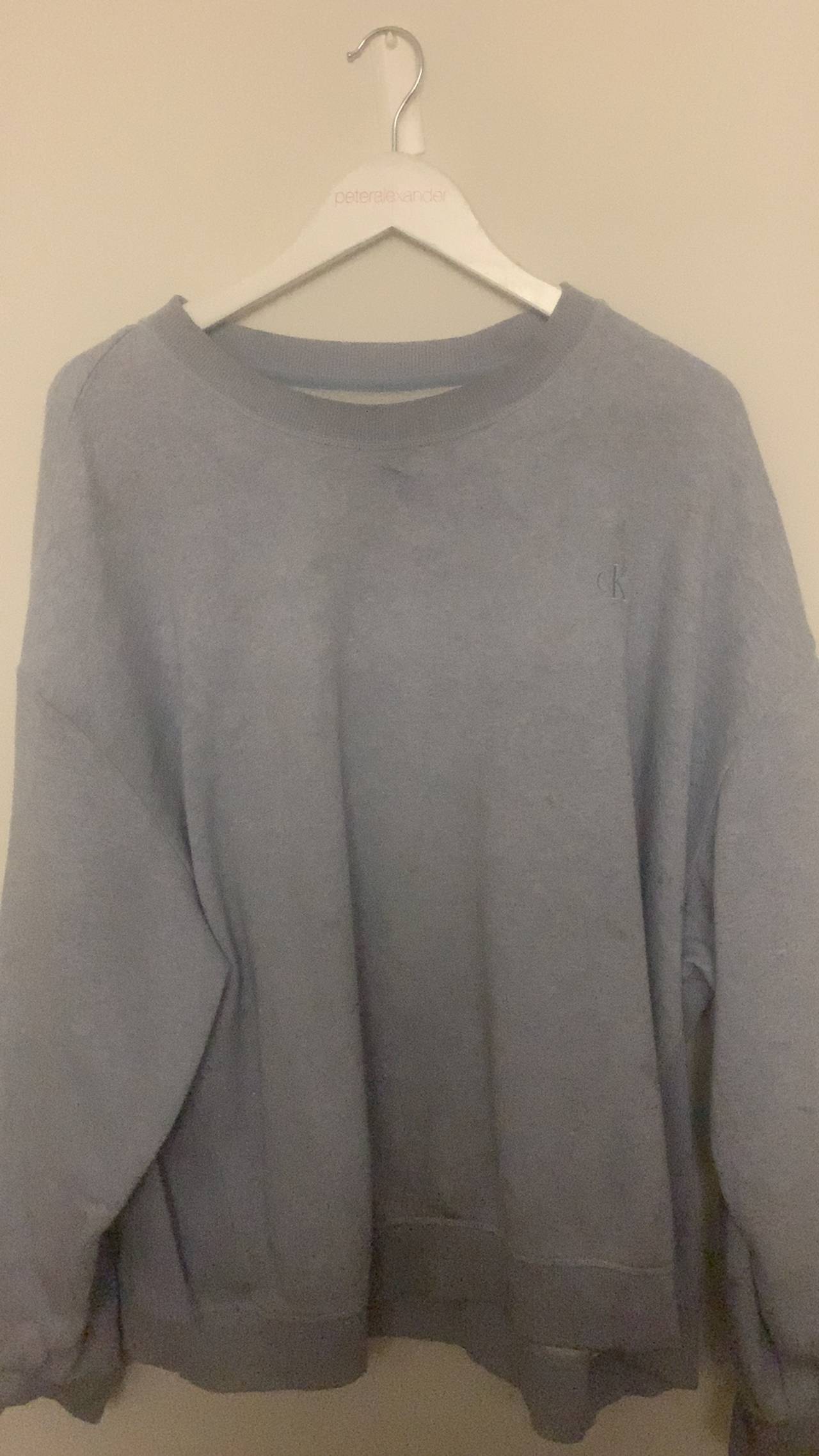 Denim blue ck sweater