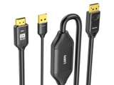 8K HDMI to DisplayPort Cable 4K@120Hz(2K@144),HDMI 2.1 to DisplayPort 1.4 Adapte - Image 1