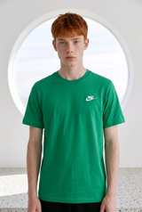 Men's Nike Sportswear Club T-Shirt Green sz Medium - Image 4
