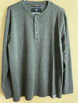 Medium men’s Southern Marsh Burley Henley Long Sleeve Shirt - Image 1