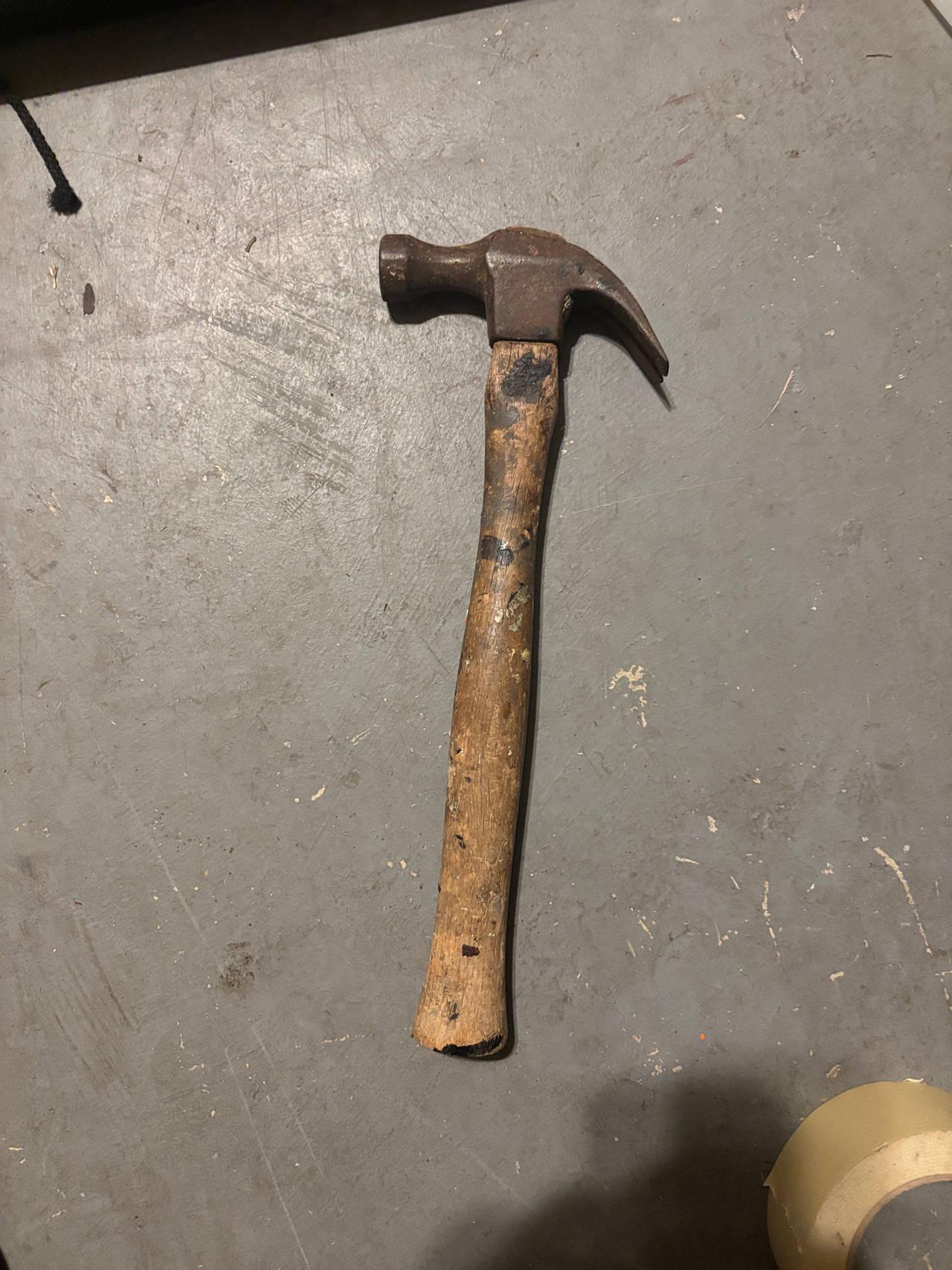 Vintage Wood Handle Claw Hammer