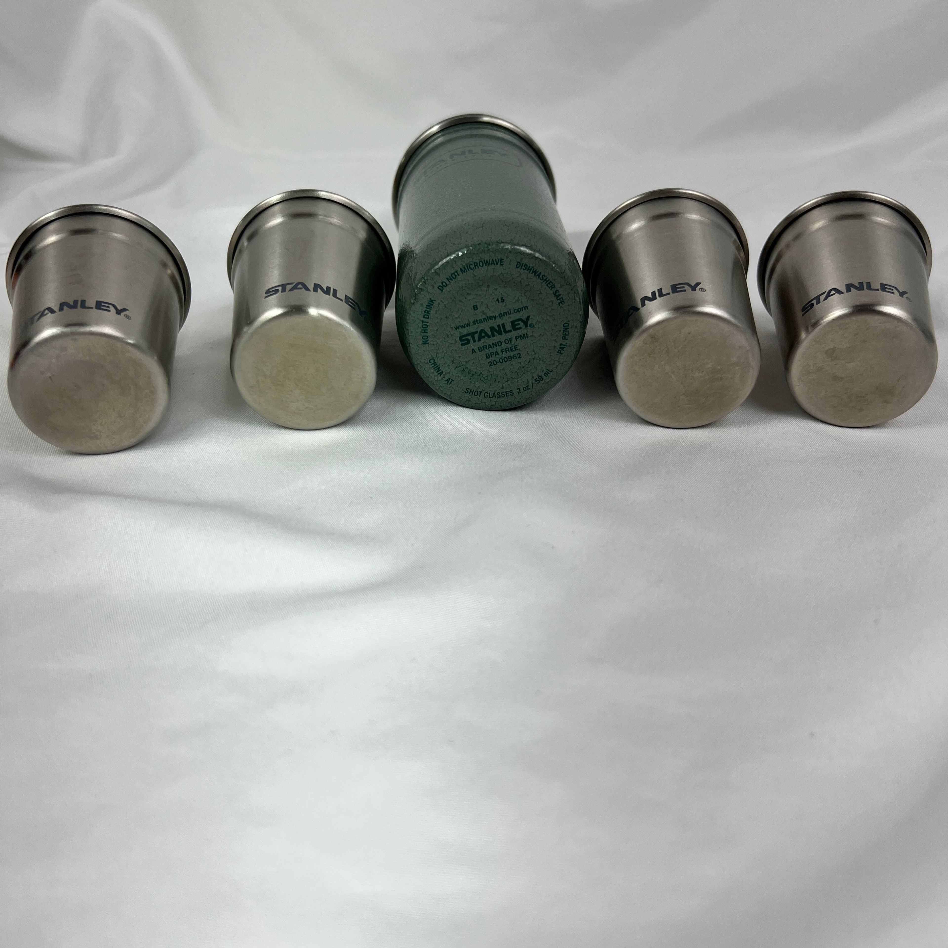 Stanley Shot Glasses Stainless Steel Packable Nested Set Hammerton Green - Image 5