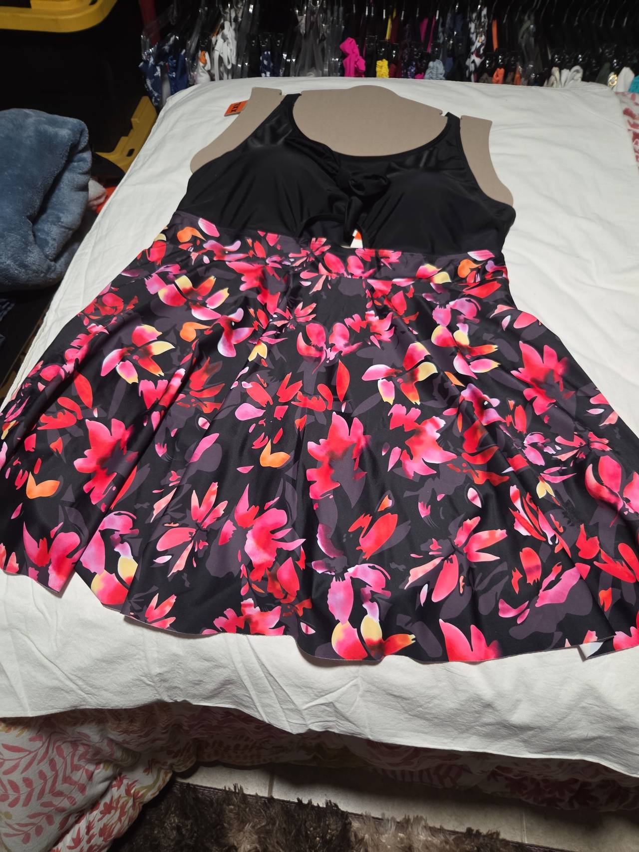 Women's Floral Print Swim Dress