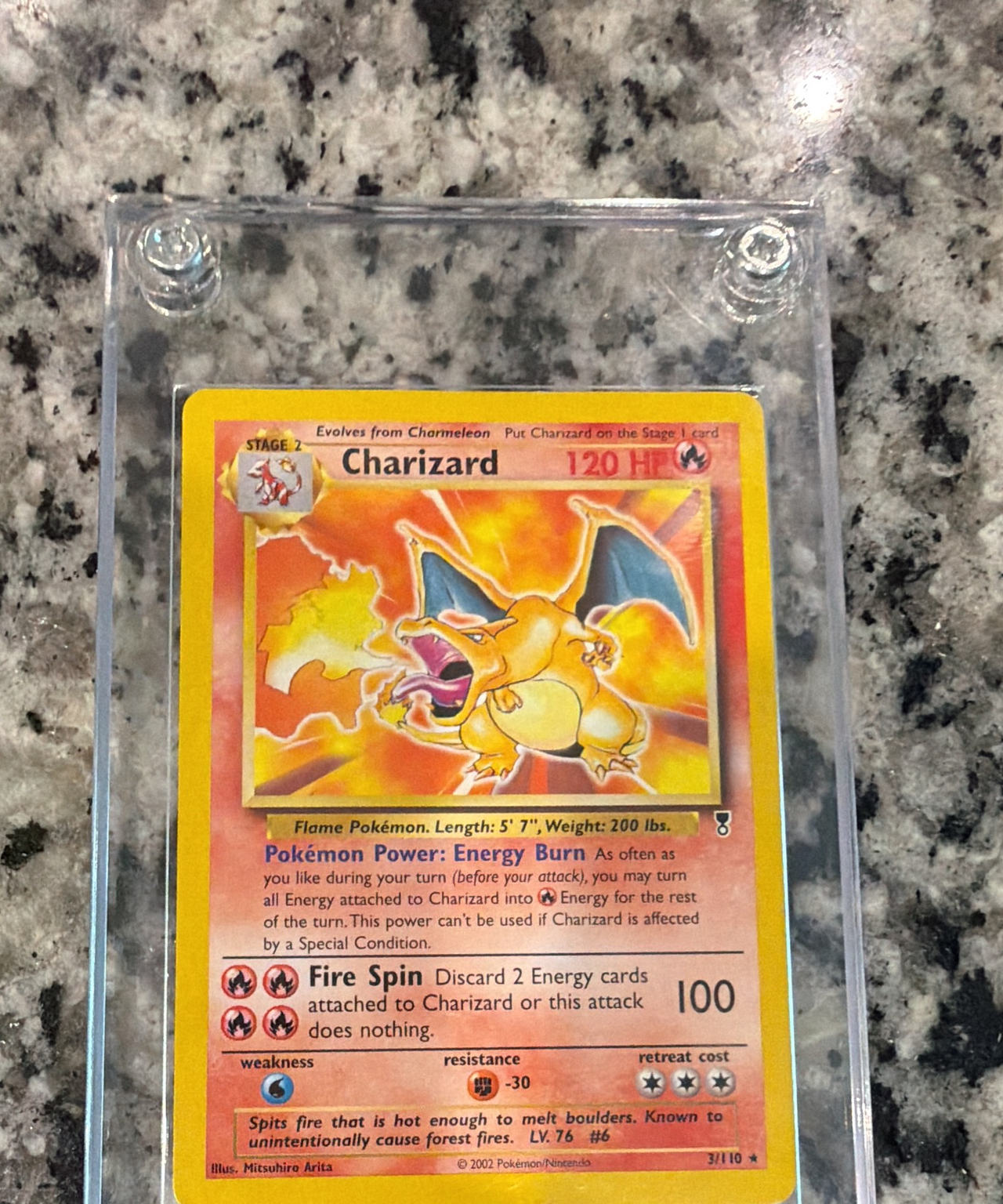 Pokémon Charizard Legendary Collection 3/110 Holo Rare