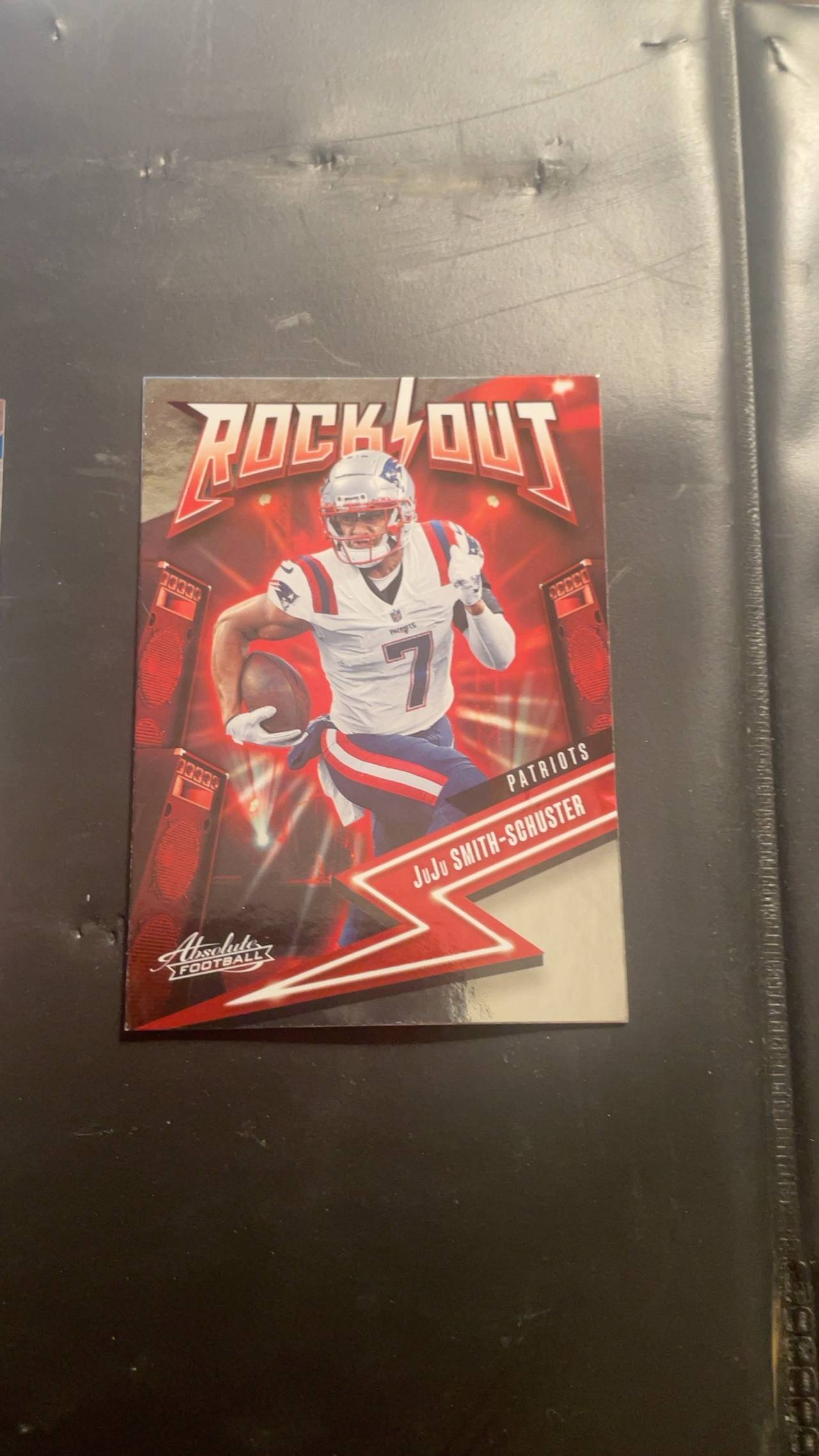 Panini Absolute Football #3 JuJu Smith-Schuster "Rock Out" Insert