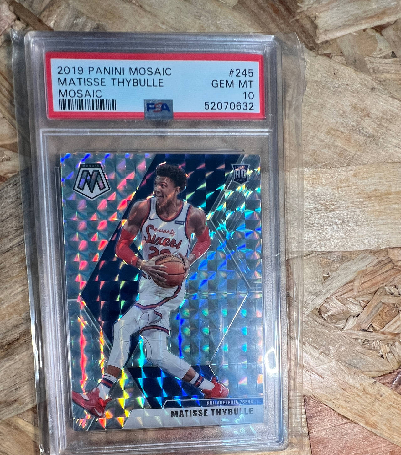2019 Panini Mosaic Matisse Thybulle Rookie Card PSA 10