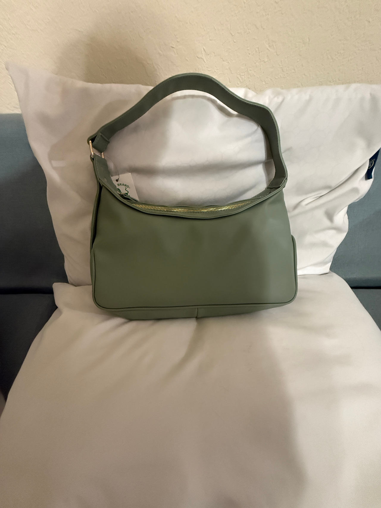Wild Fable Sage Green Zip Closure Shoulder Bag