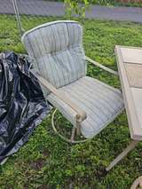 Tile Top Patio Table and Chair Set with Umbrella Base - Image 3