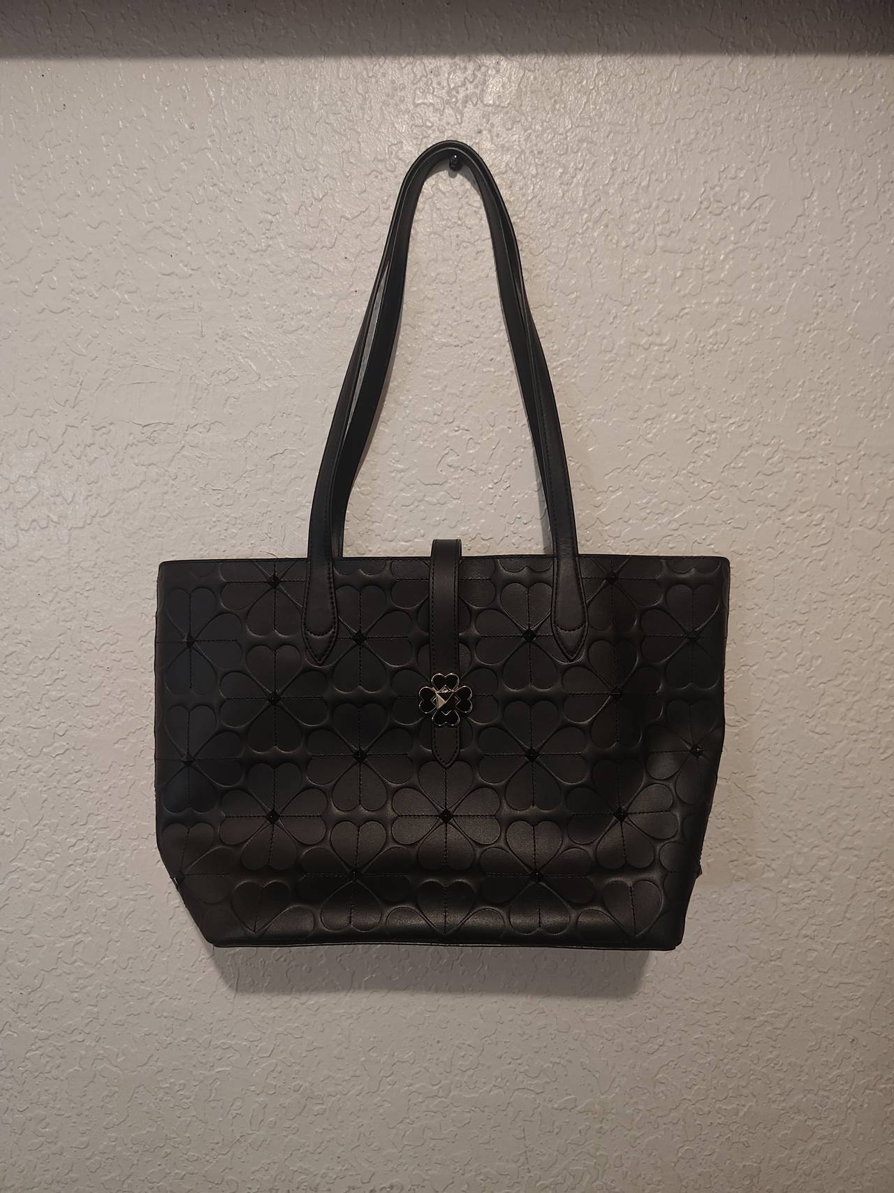 Kate Spade Spade Flower Embossed Leather Tote