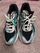 ASICS Gel-1130 Black Green Silver Size US 11 - Image 1