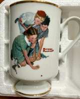 Norman Rockwell Museum Porcelain Coffee Mug Set of 6 - Image 6