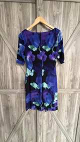 Lauren Ralph Lauren Floral Cowl Neck Sheath Dress size 4P - Image 3