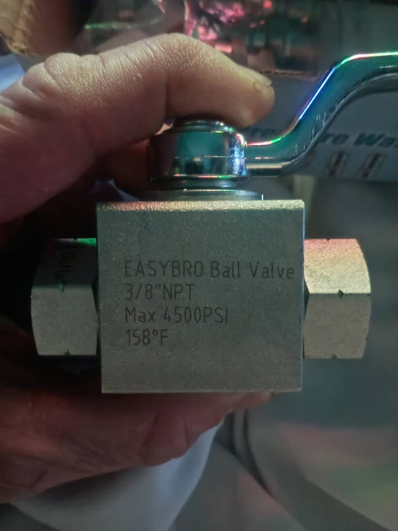 Easybro High Pressure Washer Ball Valve Kit