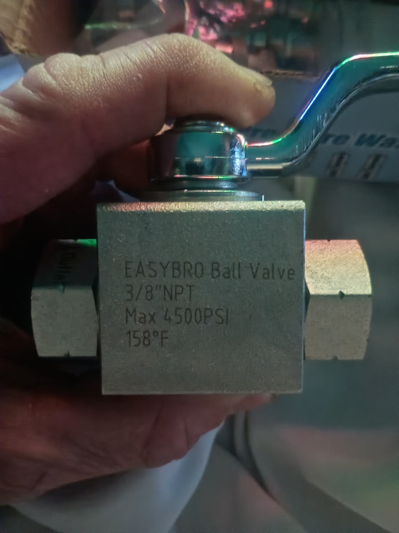 Easybro High Pressure Washer Ball Valve Kit