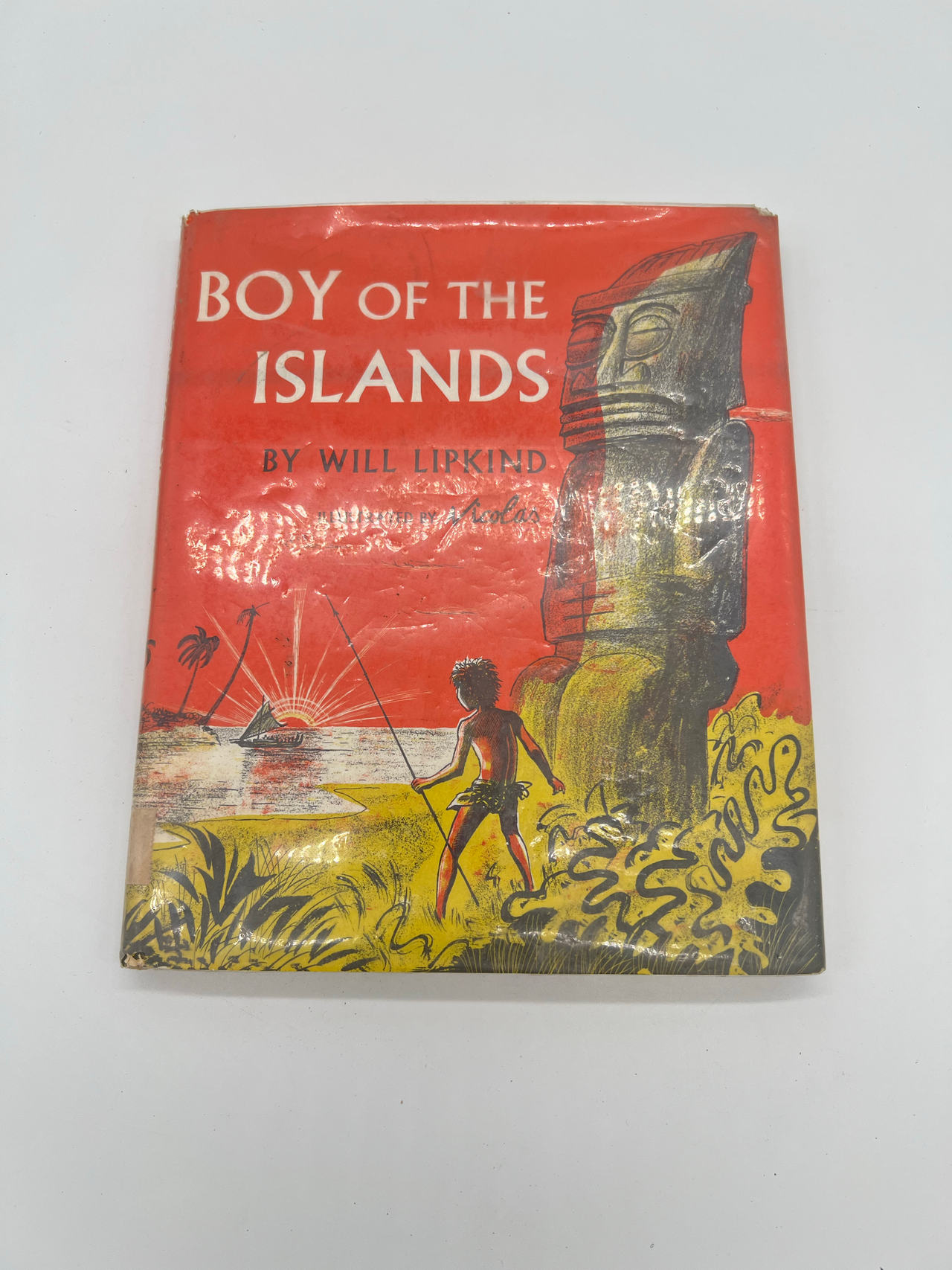 Boy of the Islands Will Lipkind 1954 Hardcover Dust Jacket Ex Library