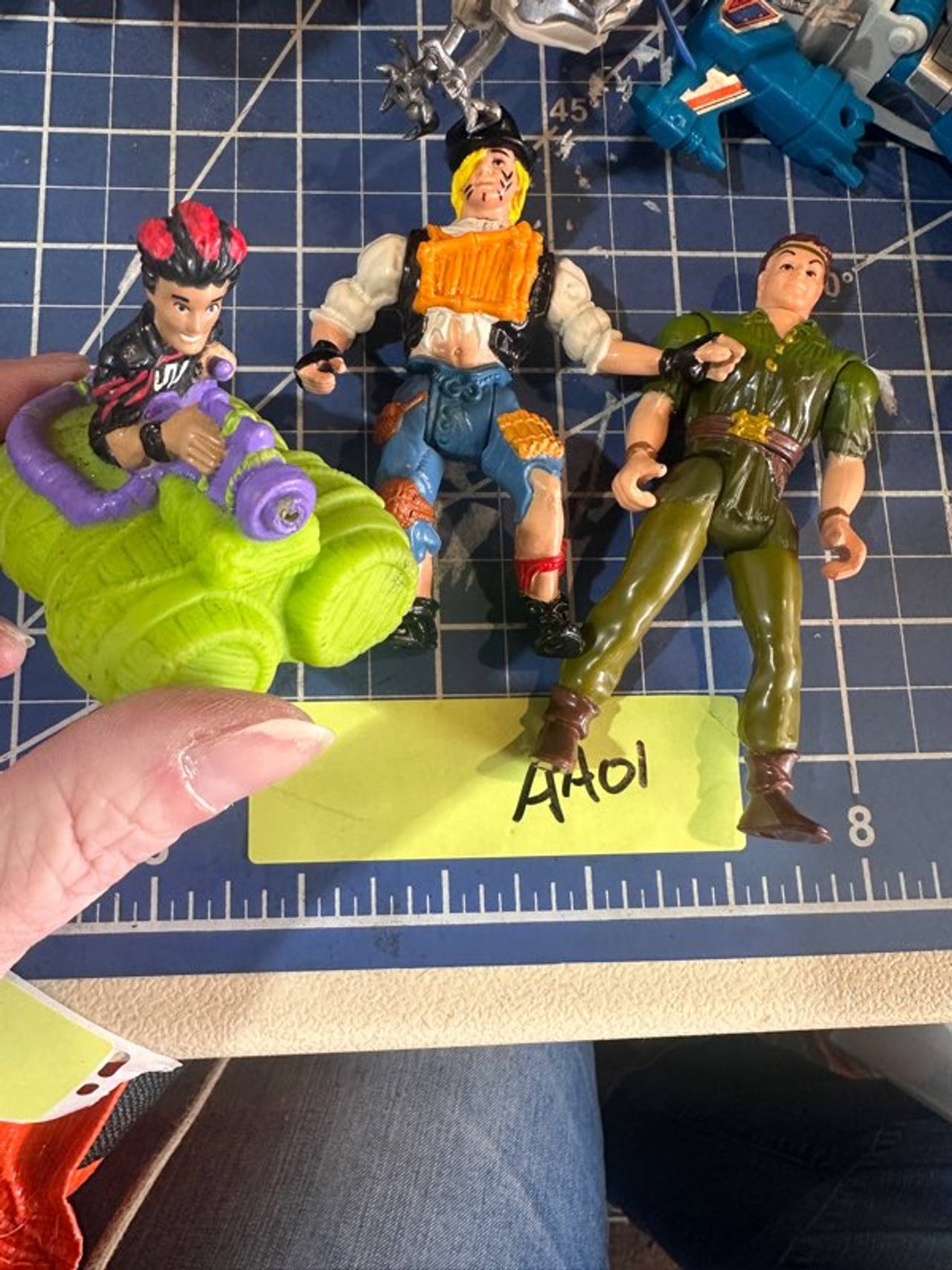 HOOK motion picture action figure bundle, Peter Pan, Lost Boys vtg 1990s AA01
