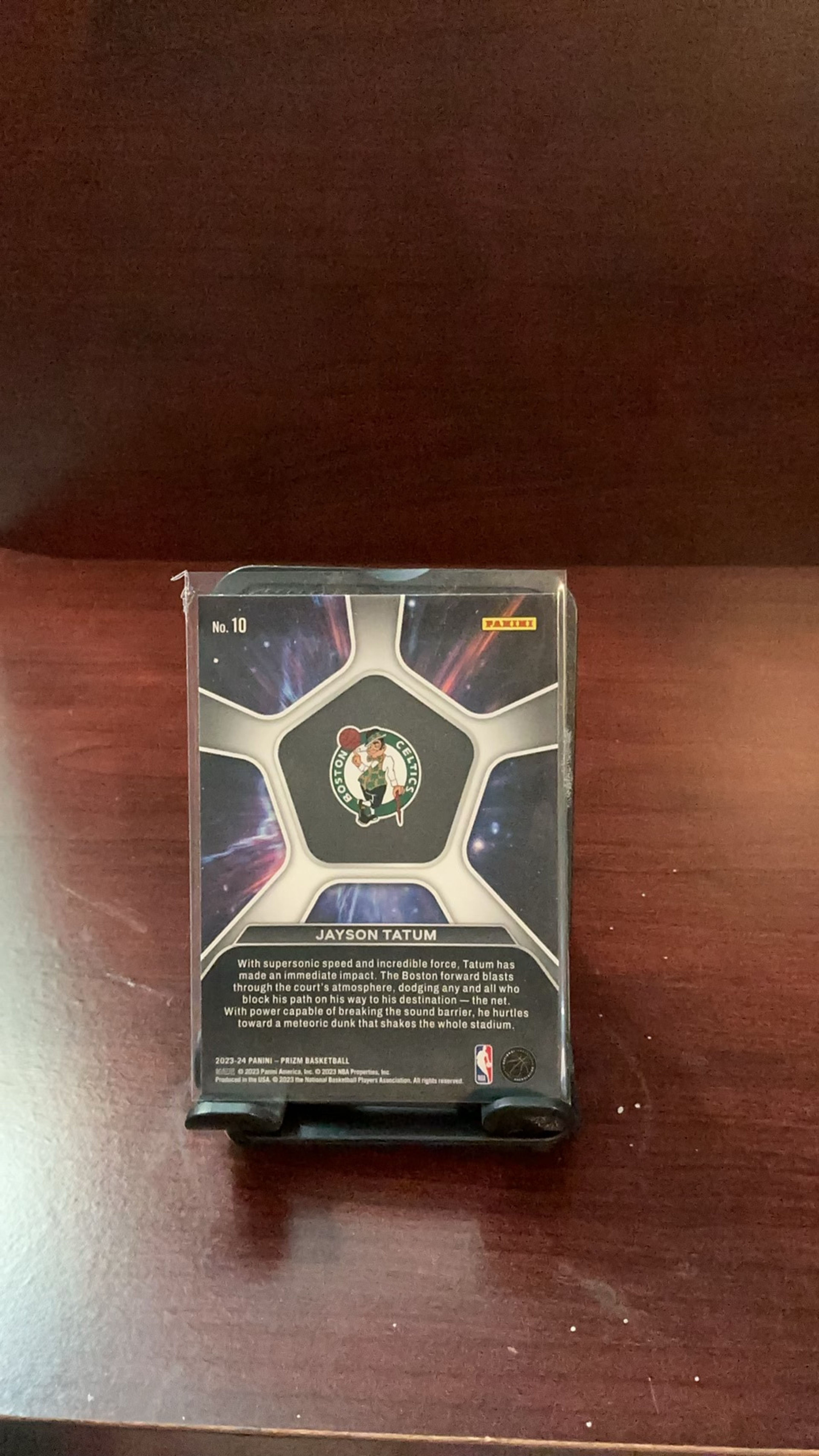 2023-24 Panini Prizm Deep Space Jayson Tatum #11 - Image 2