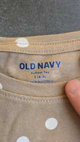 Old Navy Girls Long-Sleeve Polka Dot T-Shirt - Image 3