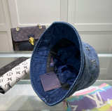 Louis Vuitton Monogram Bucket Hat blue and black in stock, receipt. Any size - Image 5