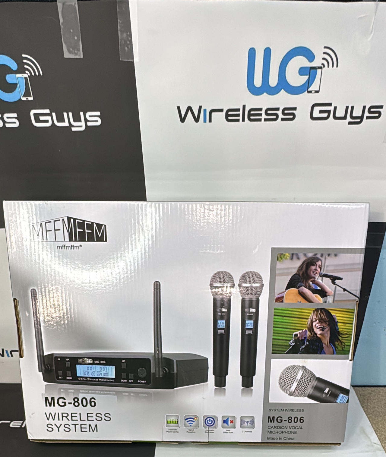 MFFMFFM MG-806 Wireless Microphone System