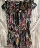 Forever 21 Abstract Print Smocked Top Size Medium - Image 1