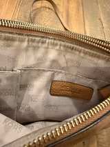 Michael Kors Jet Set Travel Double Zip Gusset Crossbody Bag – Brown - Image 5