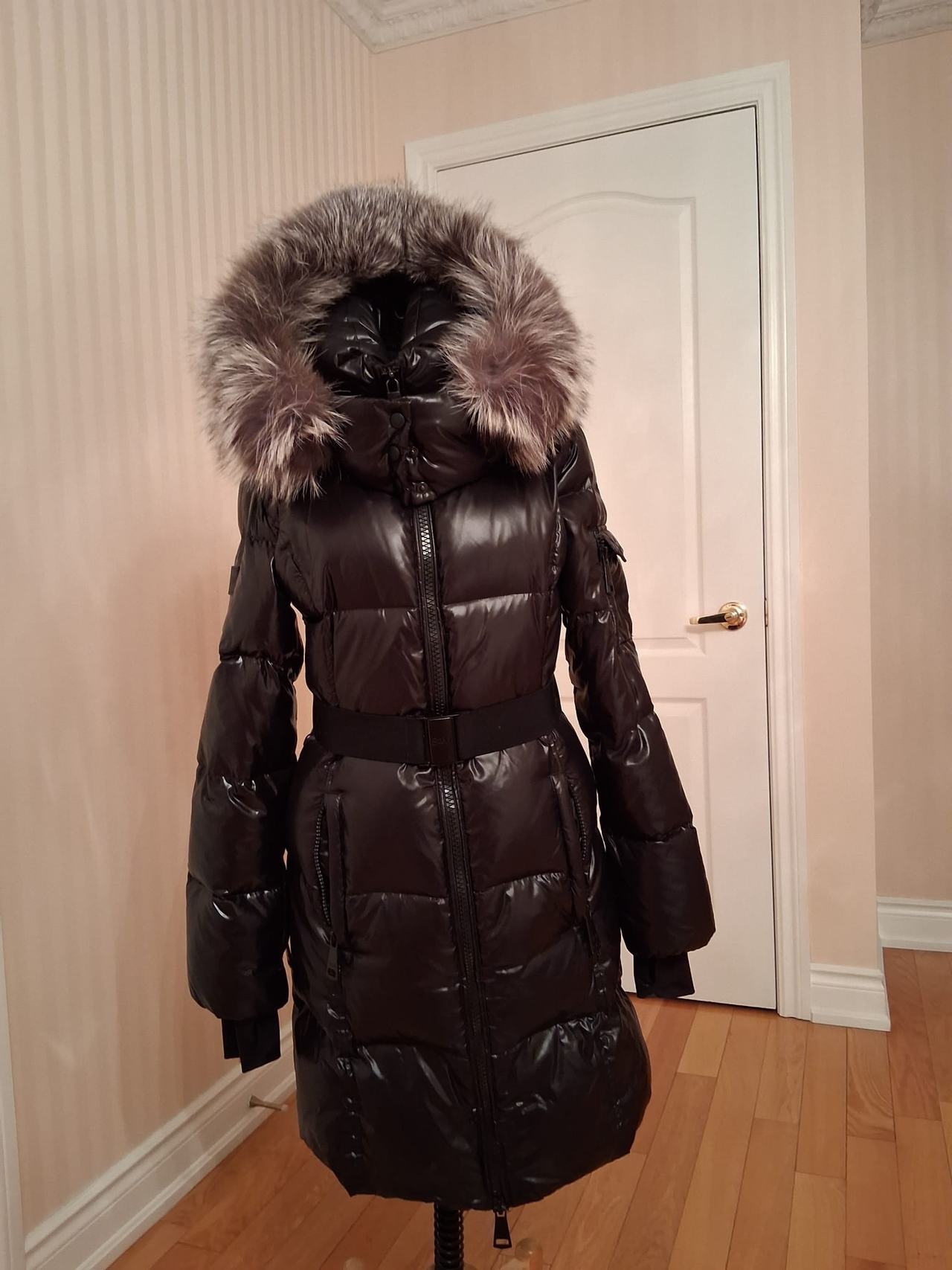 Women's SAM Down Puffer Coat with Faux Fur Hood
