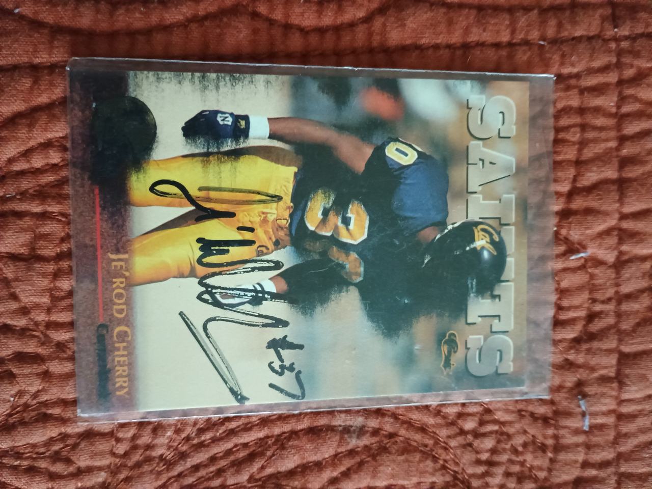 1996 Classic Je'Rod Cherry Autographed Trading Card