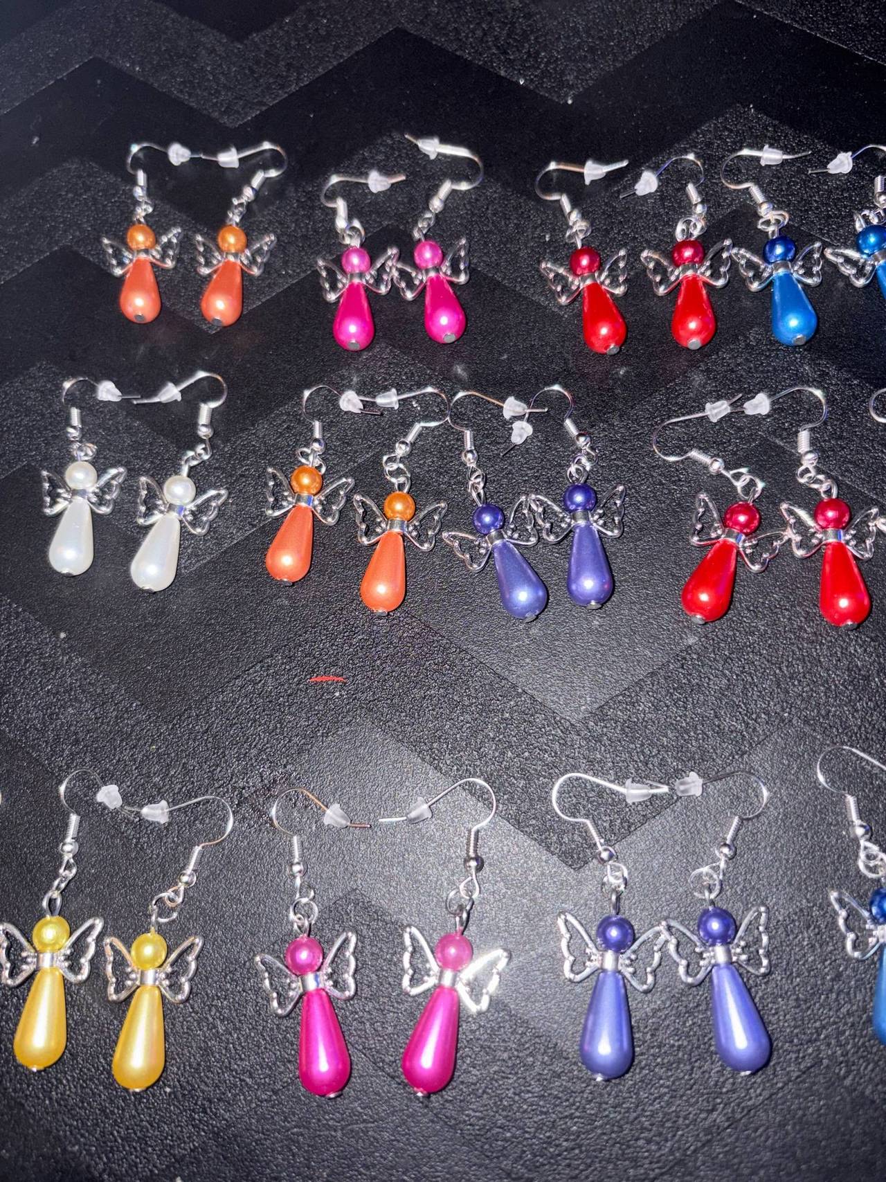 Angel Wing Bead Earrings