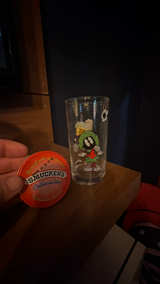Smucker's Marvin the Martian Soccer Jelly Glass 5" Tall - Image 2