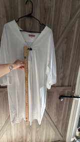 White Schweitzer Linen Pima Cotton Nightgown XL - Image 6