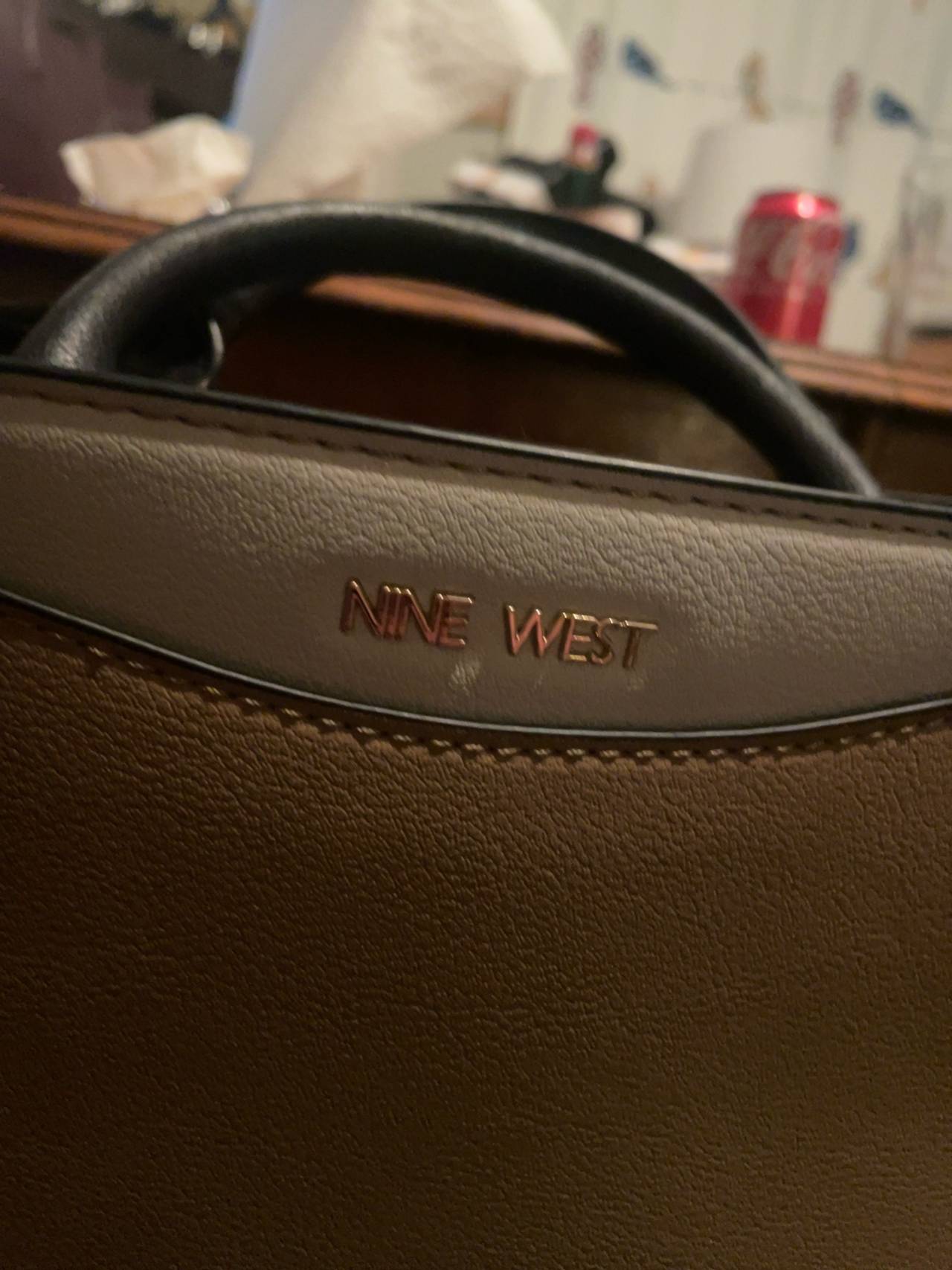 Nine West Levvy Satchel Pumice Multi