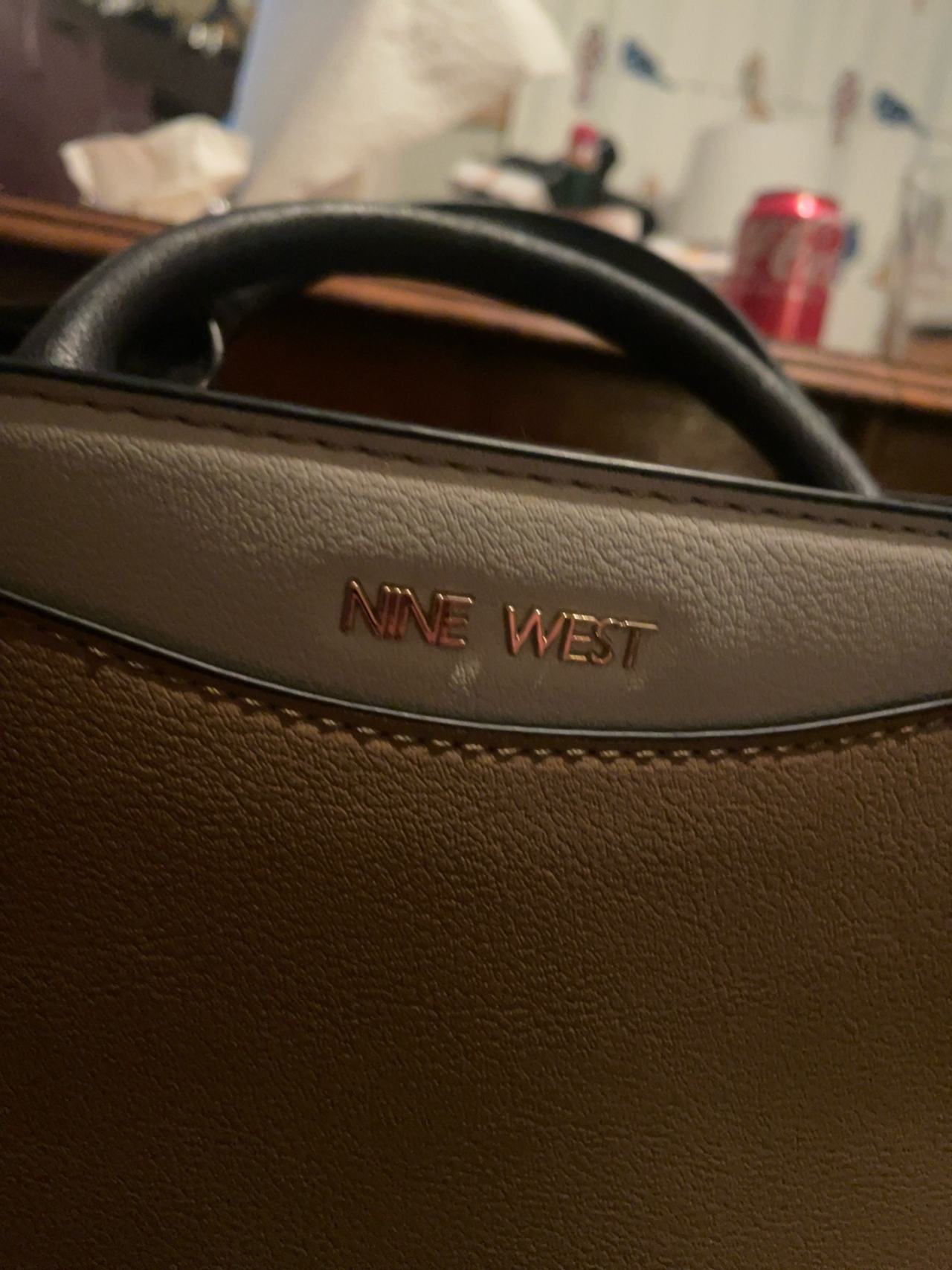 Nine West Levvy Satchel Pumice Multi