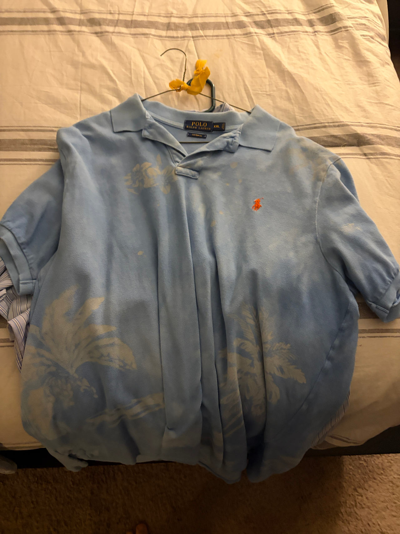 Polo Ralph Lauren Palm Tree Print Polo Shirt - XXL