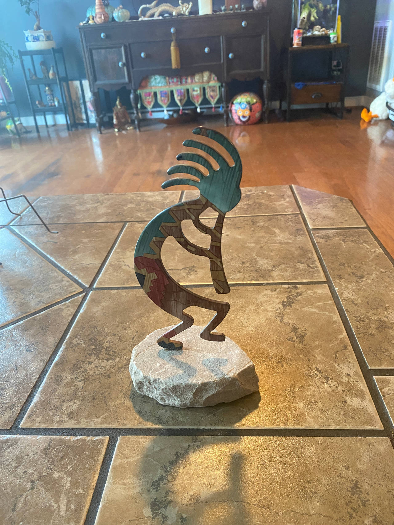 Kokopelli Metal Art Sculpture