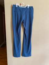 Blue Straight Leg Athletic Pants with Seahorse Logo size large - Image 3