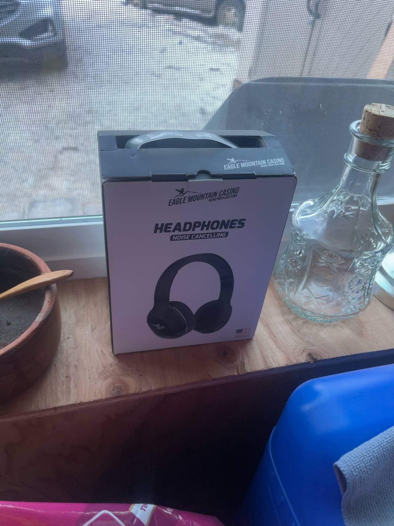 Compucessory Noise Cancelling Wireless Over-Ear Headphones – Black