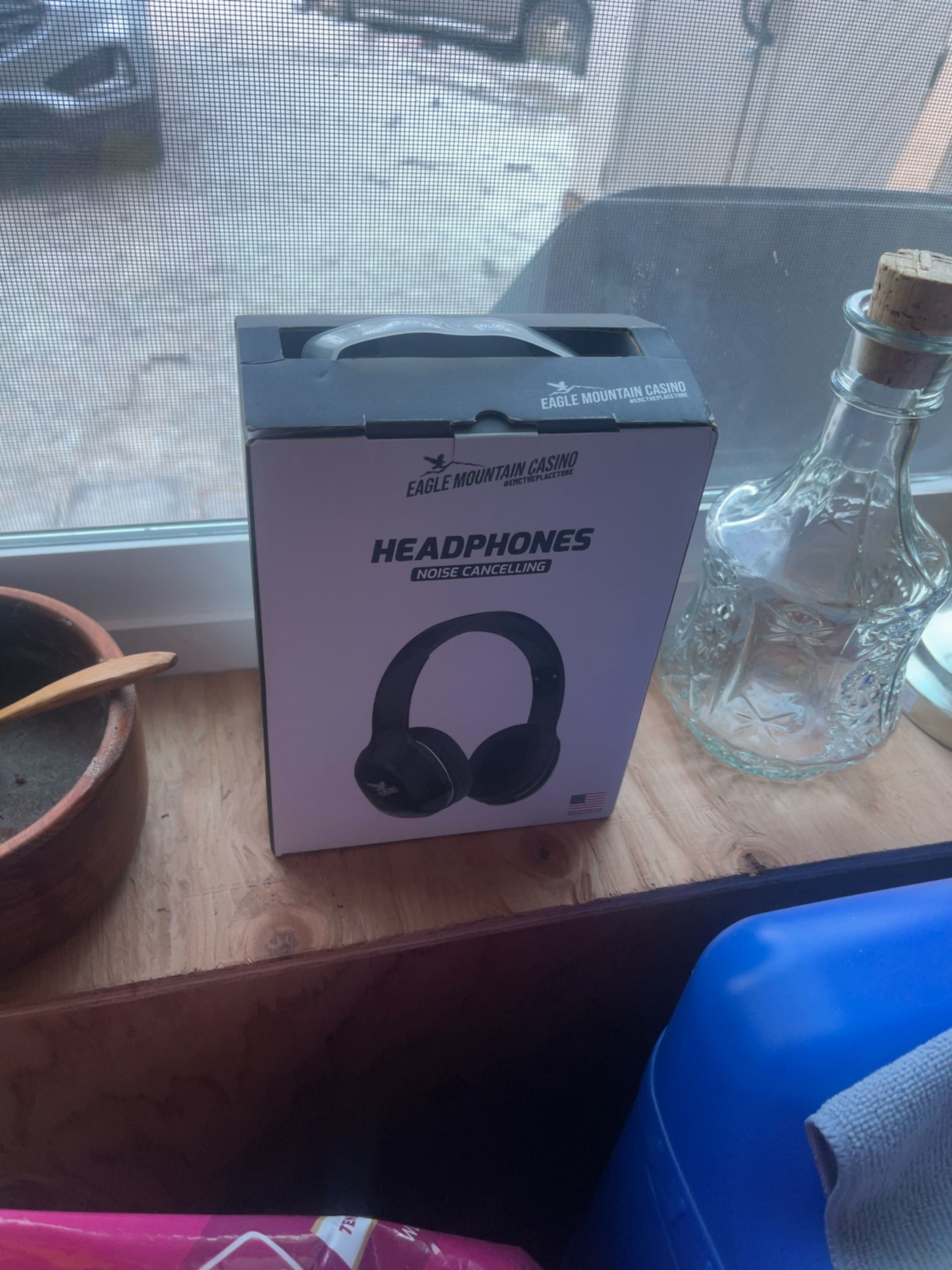 Compucessory Noise Cancelling Wireless Over-Ear Headphones – Black