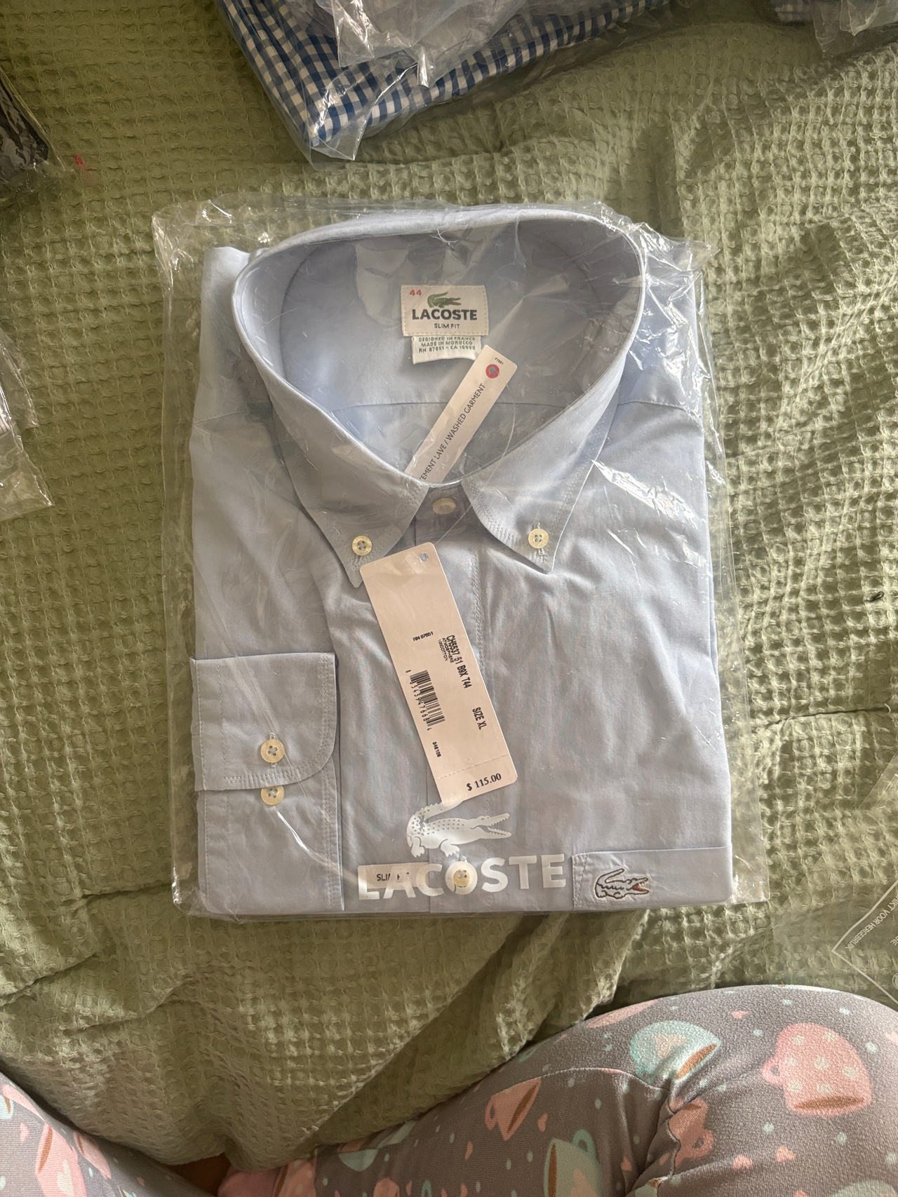 Lacoste Men's Long Sleeve Oxford Shirt