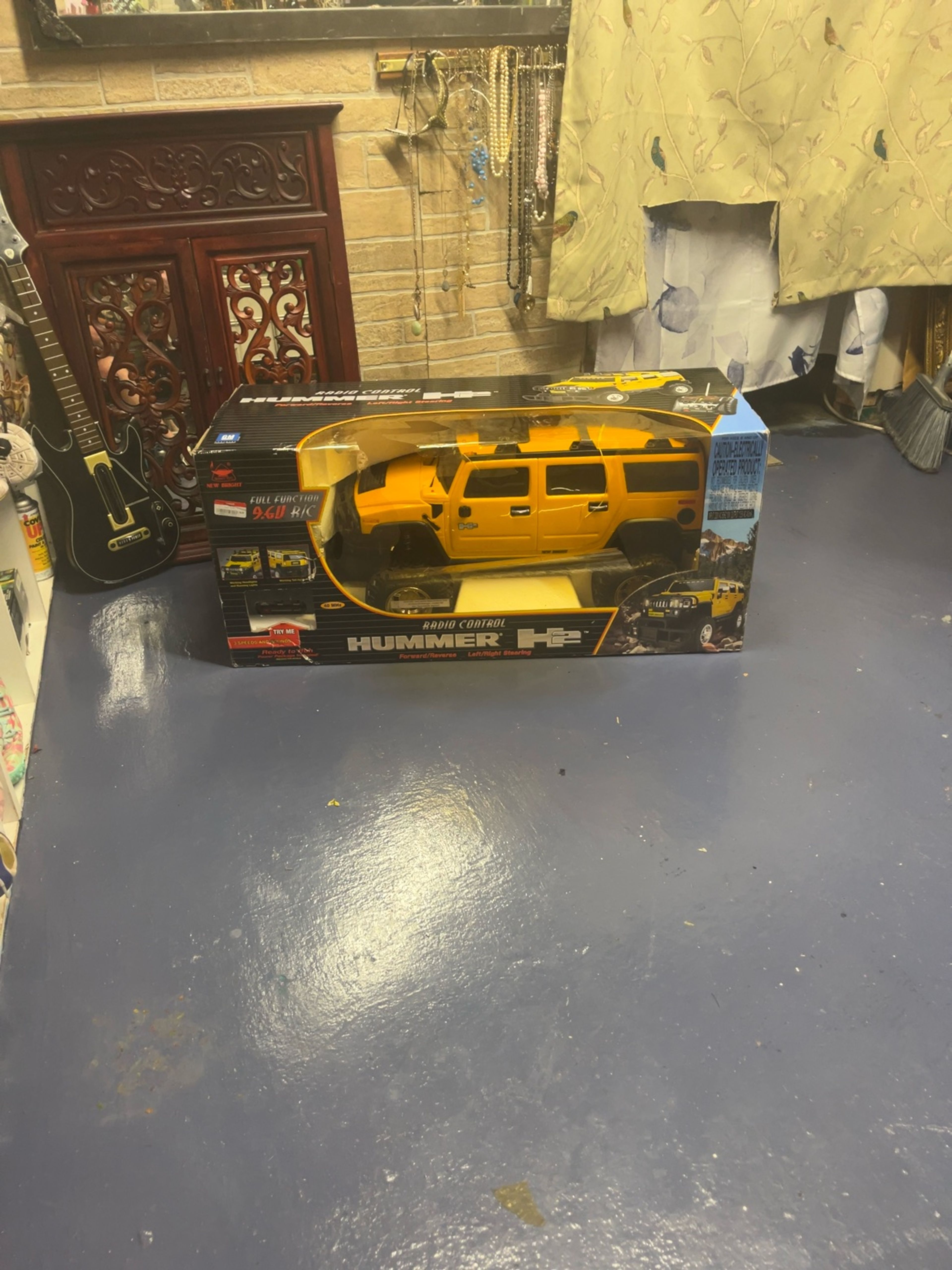 Hummer H2 Yellow Remote Control Car
