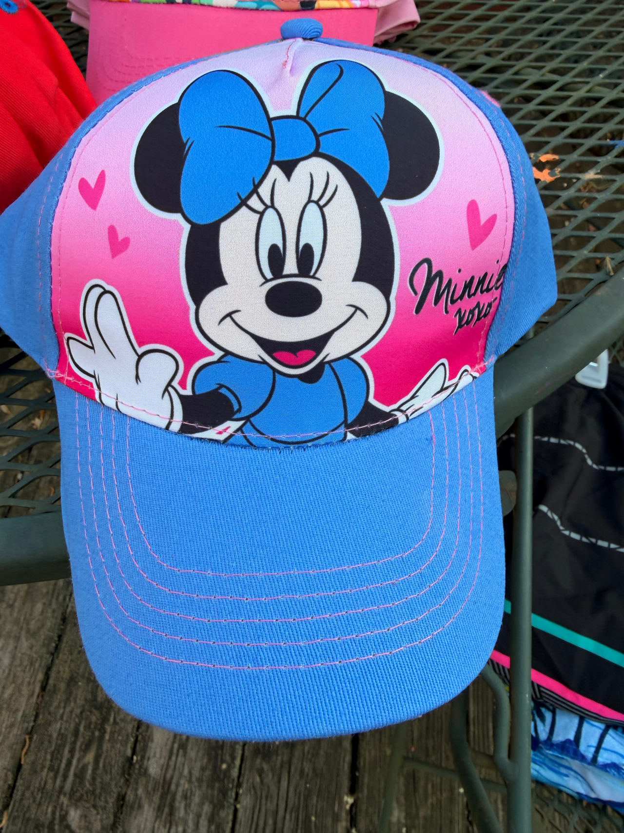 Disney Minnie Mouse Girls Baseball Cap