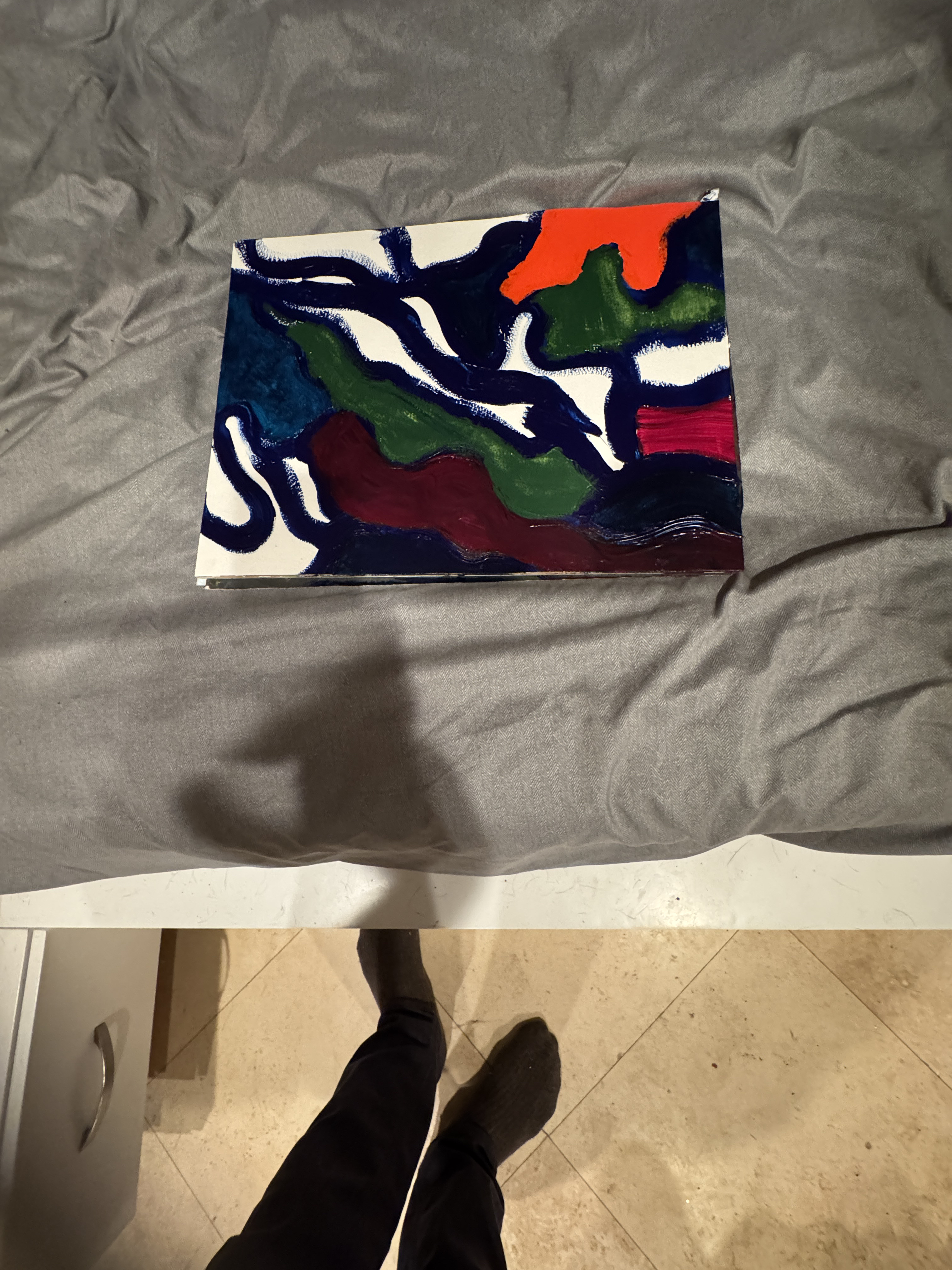 Abstract Acrylic Painting