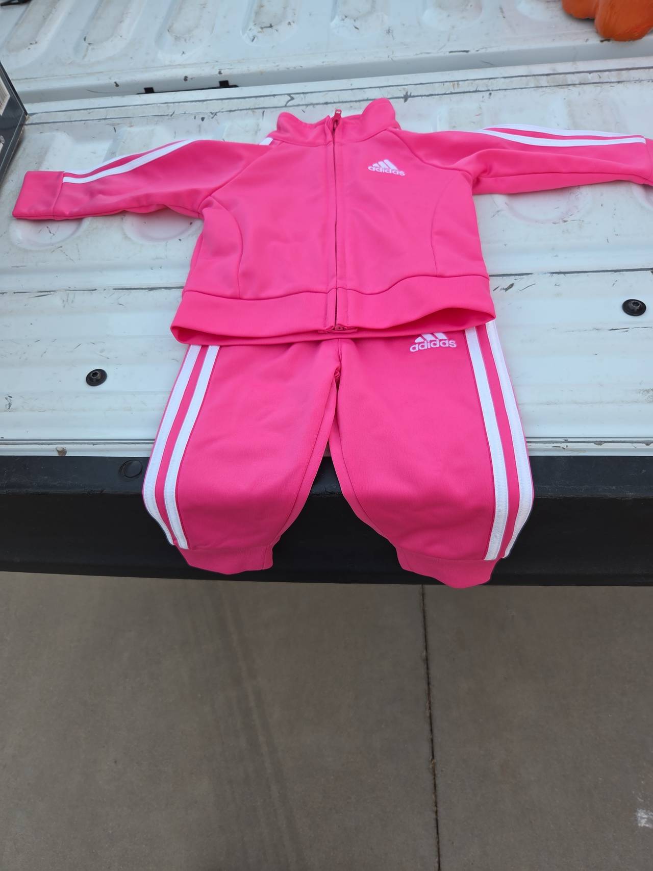 adidas Girls' Tricot Tracksuit Set